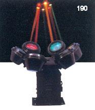 Foto efecto de luces whirl vi light 6 x 30 w con lamparas
