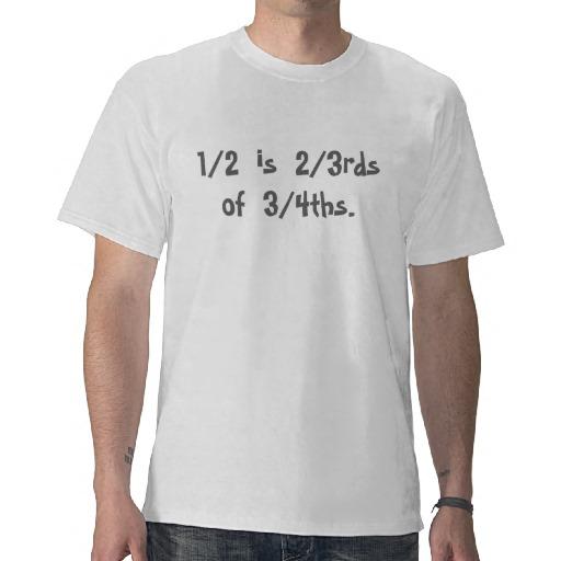 Foto el 1/2 es 2/3rds de 3/4ths. Camisetas foto 587360