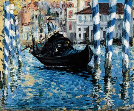 Foto El Gran Canal de Venecia, cuadro marino de Manet