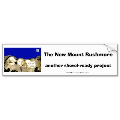 Foto El nuevo monte Rushmore Etiqueta De Parachoque foto 271059