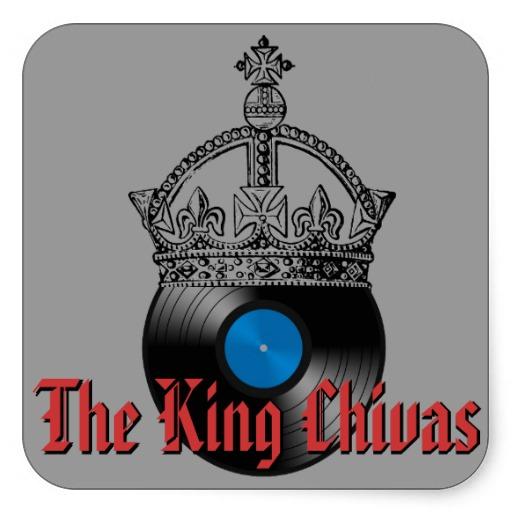 Foto El rey Chivas Vinyl Crown Calcomanías Cuadradass foto 629409