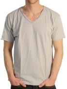 Foto Eleven Paris Camiseta basic cuello V L2 acid wash grey foto 286508