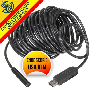 Foto Endoscopio Usb 10m 10 Metros Luz Led Integrada Sumergible Ip67 Camara Inspeccion foto 516257