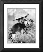 Foto Enmarca 51x41cm imprimir of GIPSY BOY & DOG