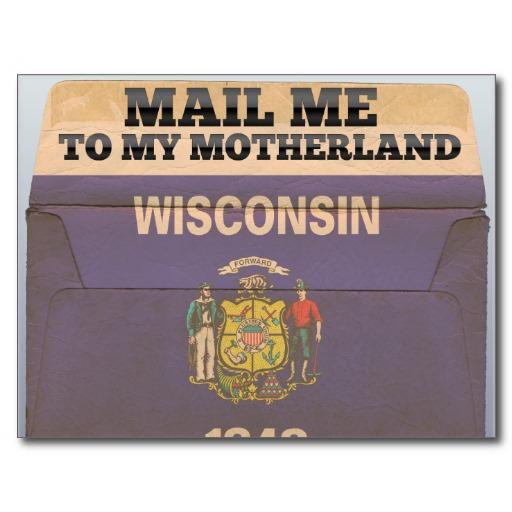Foto Envíeme a Wisconsin Tarjeta Postal foto 497245
