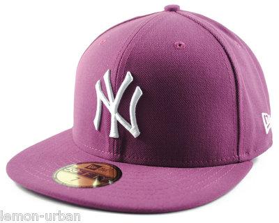 Foto Era 59fifty-league Basic N.y. Yankees-talla:7 1/8-purple/white-gorra,cap,mbl foto 266594