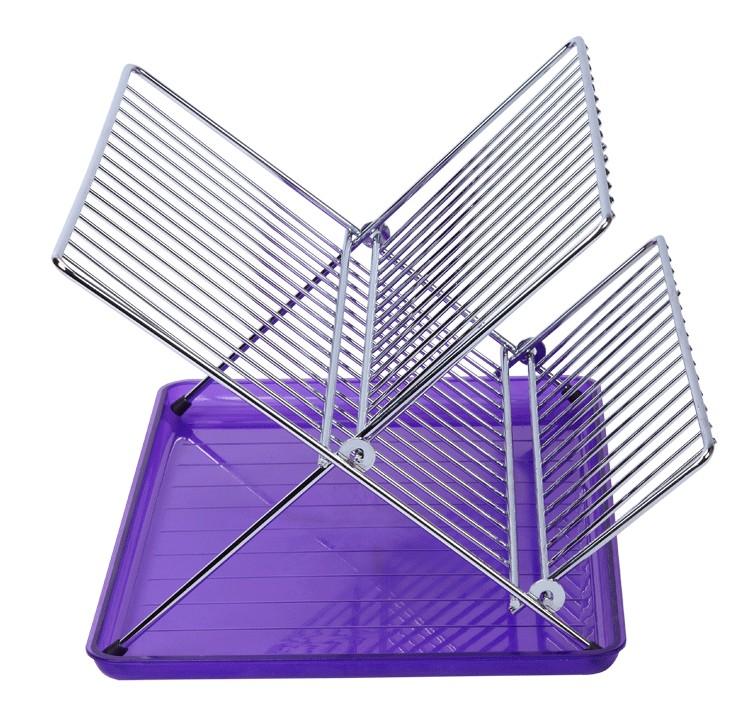 Foto Escurreplato Plagable Cromado Lila