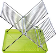 Foto ESCURREPLATOS PLEGABLE CROMADO 89040-VERDE