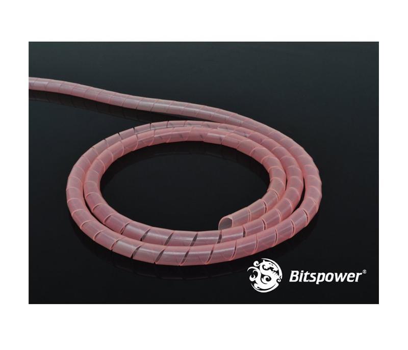 Foto Espiral recoge cables - Bitspower 4 mm UV Red (Rojo) foto 640836