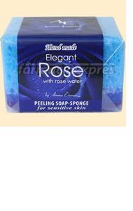 Foto Esponja con jabon elegant rose 80 g