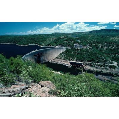Foto Esquema hidroeléctrico de Kariba, del lado de Zimb Escultura... foto 175259