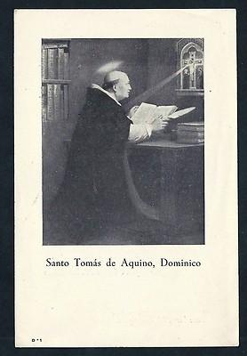 Foto Estampa Antigua Santo Tomas De Aquino Andachtsbild Santino Holy Card Santini foto 469199