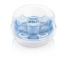 Foto Esterilizador microondas + 4 biberones philips avent