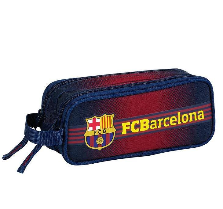 Foto Estuche plumier portatodo doble del FCBarcelona Azulgrana