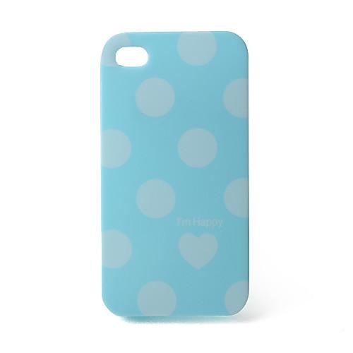 Foto estuche protector lugar único para iPhone 4G (azul)