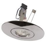 Foto Eterna Large Polished Chrome GU10 Mains Downlight Eyeball Converter