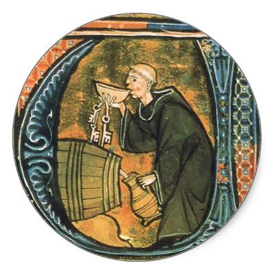 Foto Etiquetas engomadas medievales del vino de la prue foto 120782