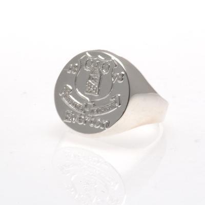 Foto Everton Silver Plated Crest Ring L foto 684107