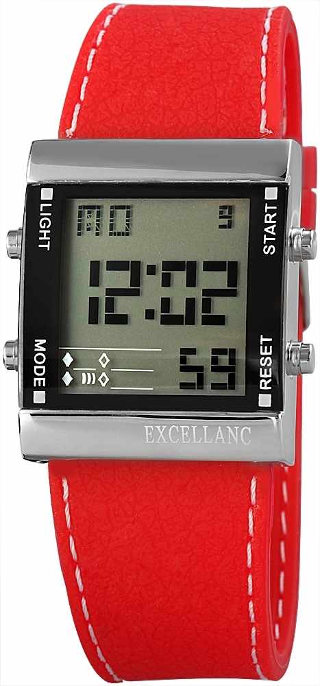 Foto Excellanc Hombres Relojes Digitales Plata Rojo foto 897000
