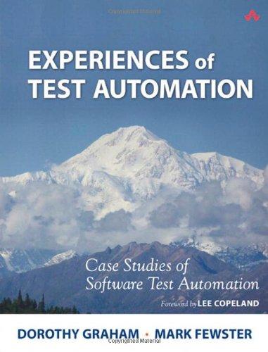 Foto Experiences of Test Automation: Case Studies of Software Test Automation foto 636063