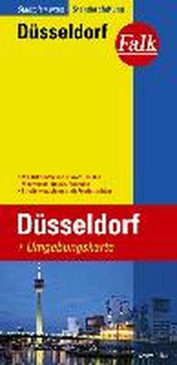 Foto Falk Stadtplan Extra Düsseldorf mit Umgebungskarte