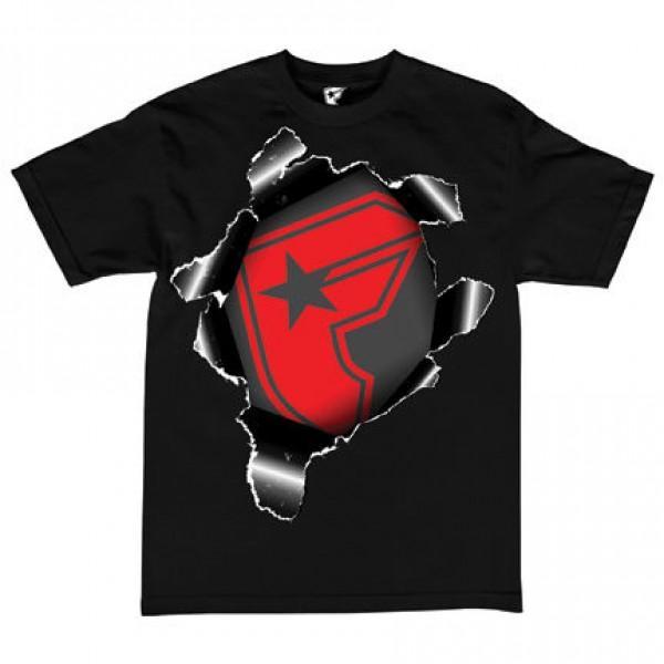 Foto Famous Stars and Straps On The Other Side Tshirt - Black / Red foto 678164