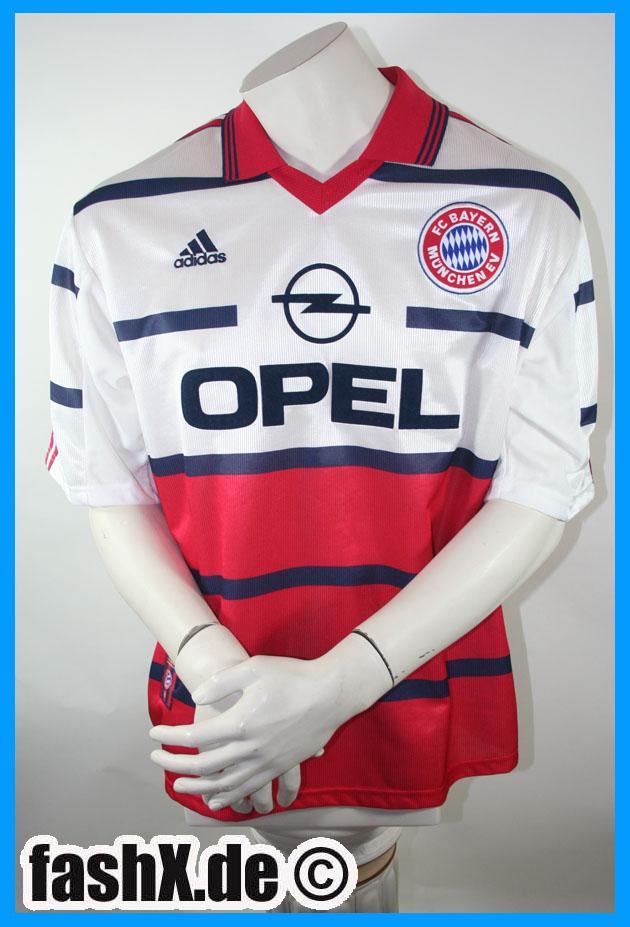Foto FC Bayern München camiseta Adidas 14 Basler talla L 1998/99 foto 1302