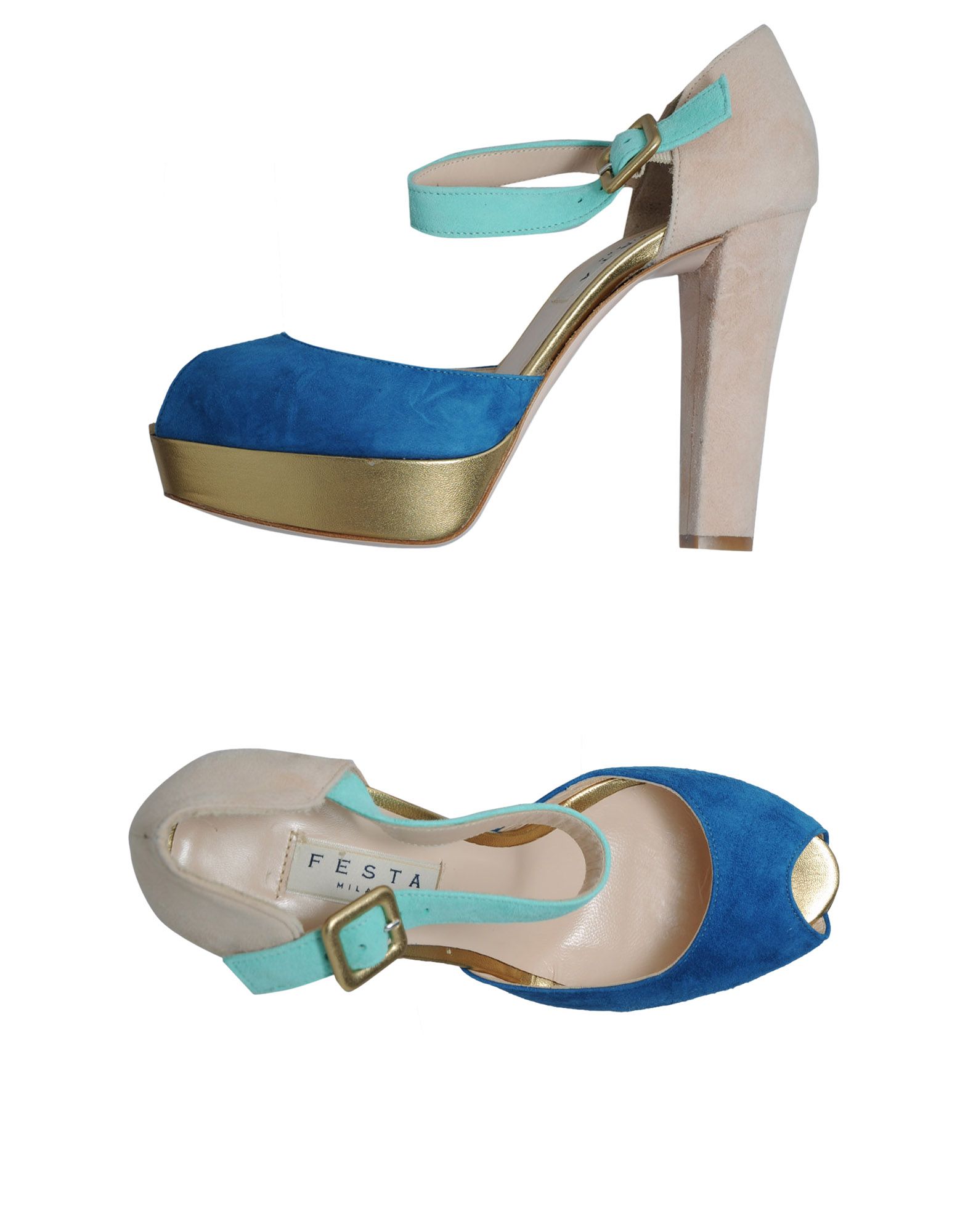 Foto Festamilano Peep Toes Mujer Azul foto 658676