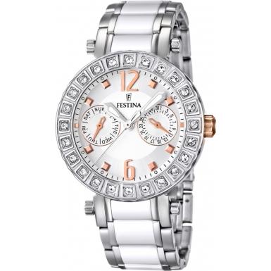 Foto Festina Ladies Multi-Function Ceramic Inlay Steel Watch Model Numb ... foto 695028