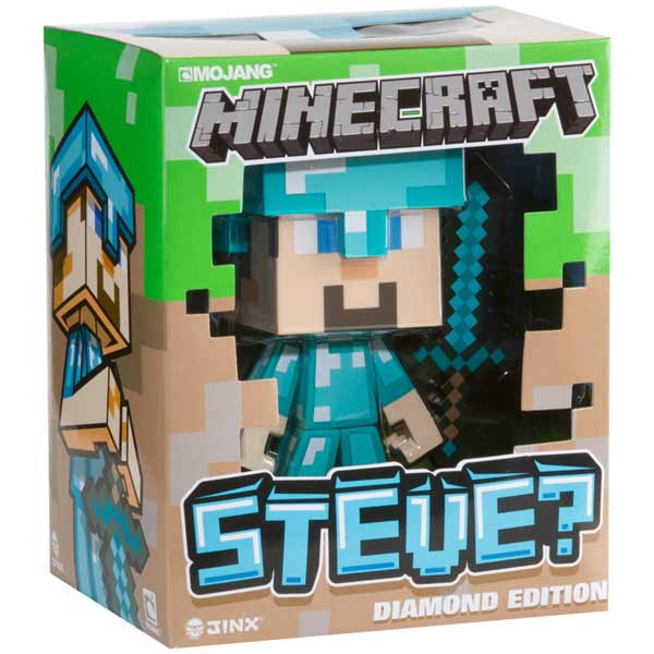 Foto Figura Minecraft - Diamond Steve Vinyl