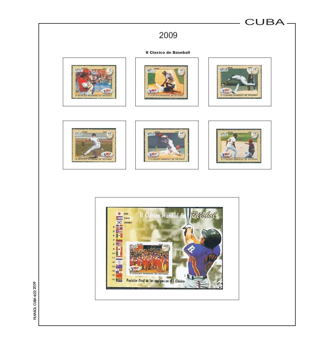 Foto FILATELIA - Material filatélico - Hojas de Sellos - Hojas por países Filkasol - Sin montar - Cuba - SMCUb - Suplemento 2006