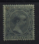 Foto FILATELIA - Sellos España - Variedades - errores - E0221ib - ESPAÑA Nº 221ib 1889 VARIEDAD PAPEL AZULADO 100€ foto 677165