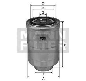 Foto filtro combustible mann-filter wk 828