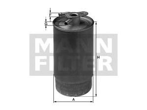 Foto filtro combustible mann-filter wk 841/1