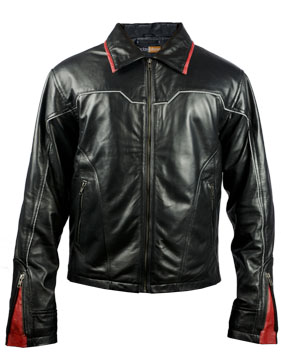 Foto Fire-Ring Racer Men’s Black Leather Jacket foto 938597