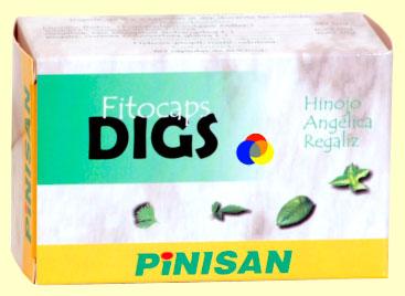 Foto Fitocaps Digs - Gases - Pinisan Laboratorios - 60 cápulas foto 203903