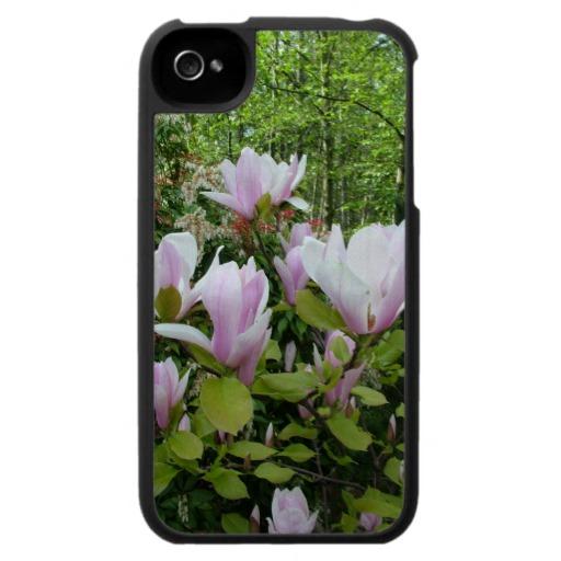 Foto flor de la magnolia Iphone 4 Cárcasas foto 697939