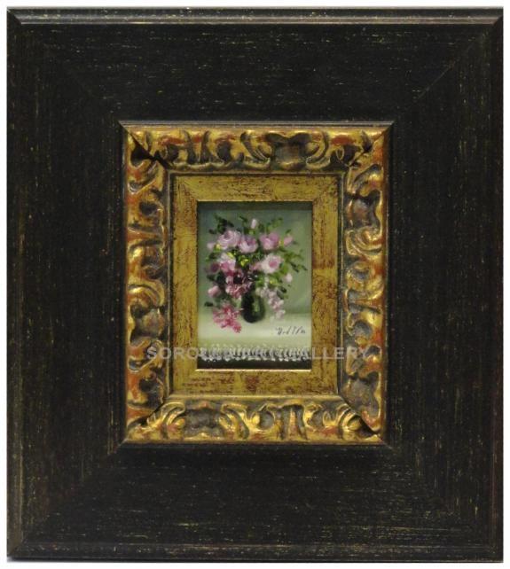 Foto Flores - 33x28 cm | Pinturas de miniaturas de colección en óleo sobre tabla foto 237362