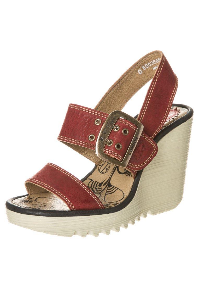 Foto Fly London PLUS Sandalias de cuña rojo