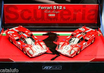 Foto Fly Team02  0000  Ferrari 512s - Team Scudera 1970  Slot Car. New. Box 1/32 foto 576593