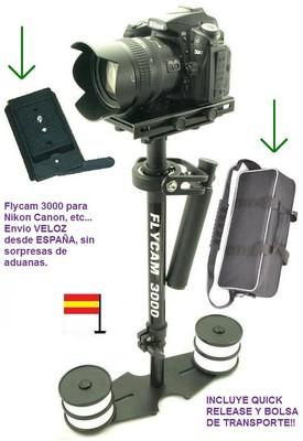 Foto Flycam 3000 + Quick Release + Bolsa Viaje Estabilizador Steady-cam Canon 7d 5d foto 618626