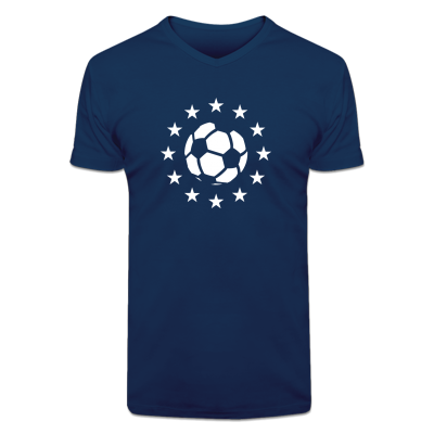 Foto Football Ball Camiseta cuello de pico foto 209050