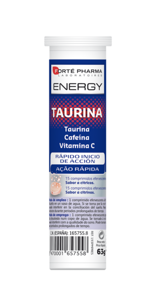 Foto Forte Pharma Energy Taurina 15comp eferv foto 740108