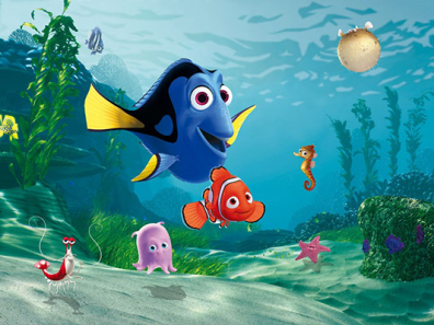 Foto Fotomural infantil Buscando a Nemo