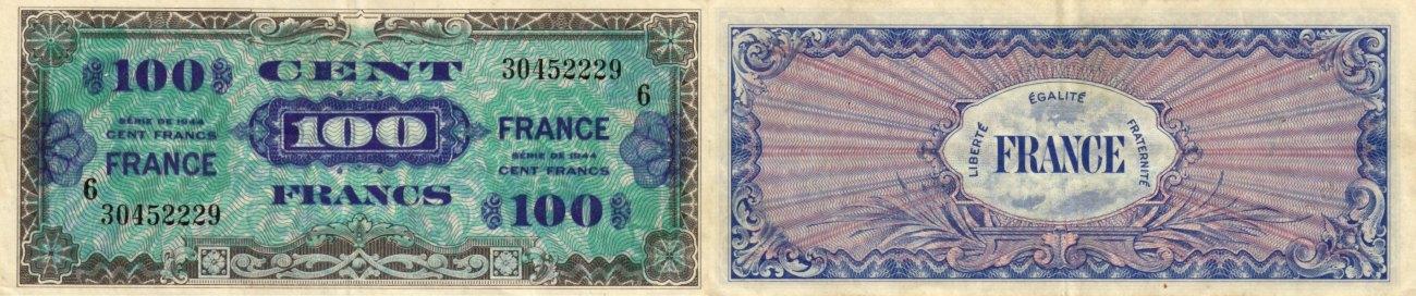 Foto France 100 francs 1944 foto 579637