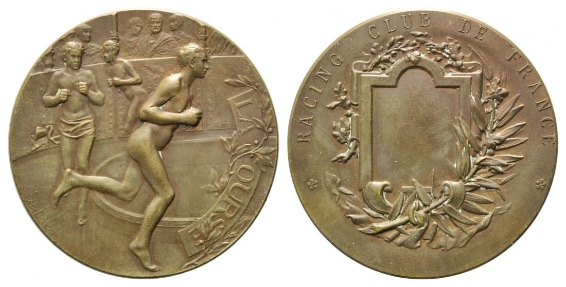 Foto Frankreich, Bronzemed o J von Rivet,
