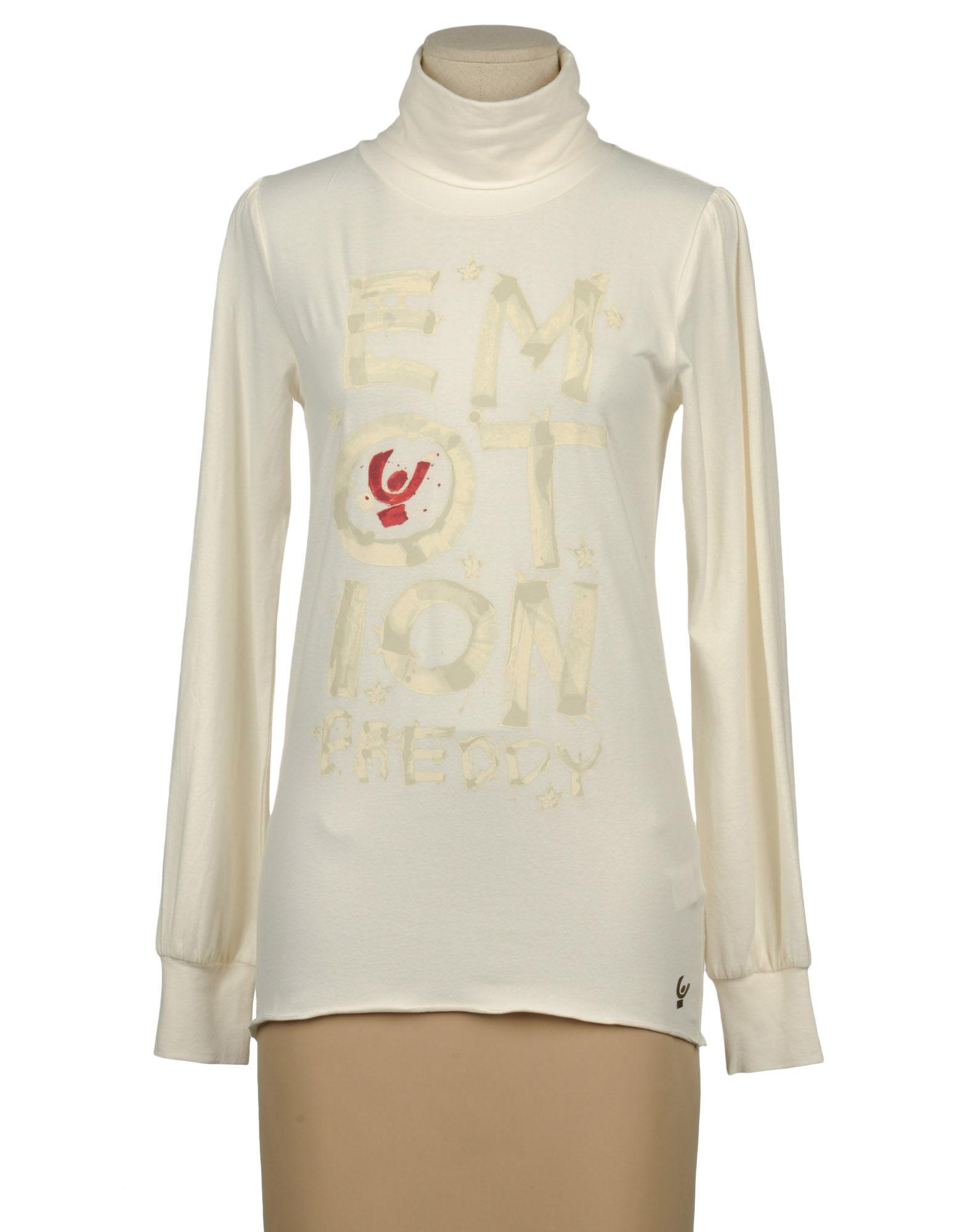 Foto Freddy E-Motion Camisetas De Manga Larga Mujer Marfil