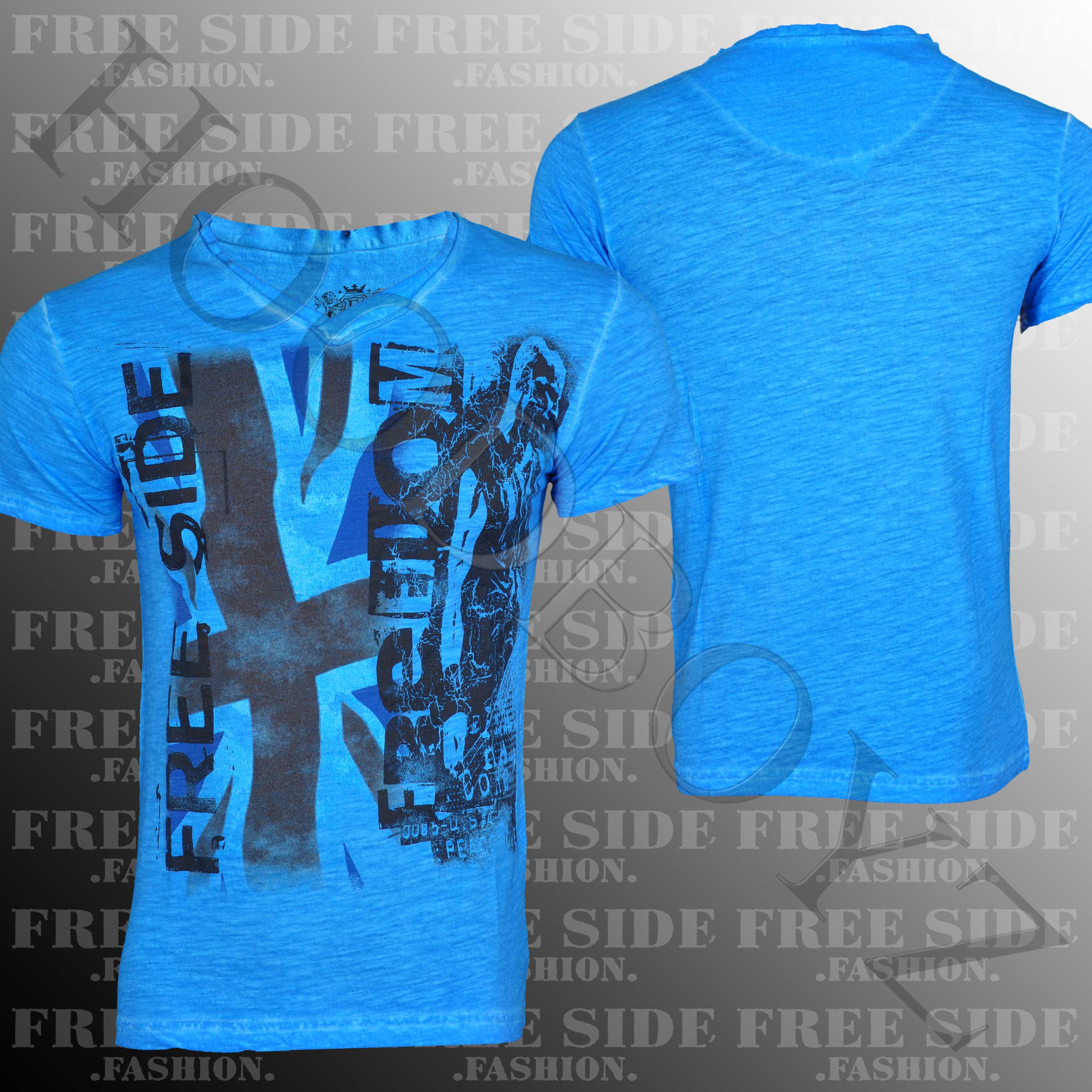 Foto Free Side Freedom T-shirt Azul foto 353270