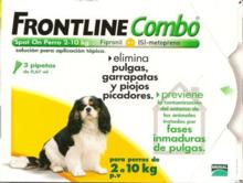 Foto Frontline 6pipeta combo perros de 2 a 10 kg. protección pulgas y garrapatas