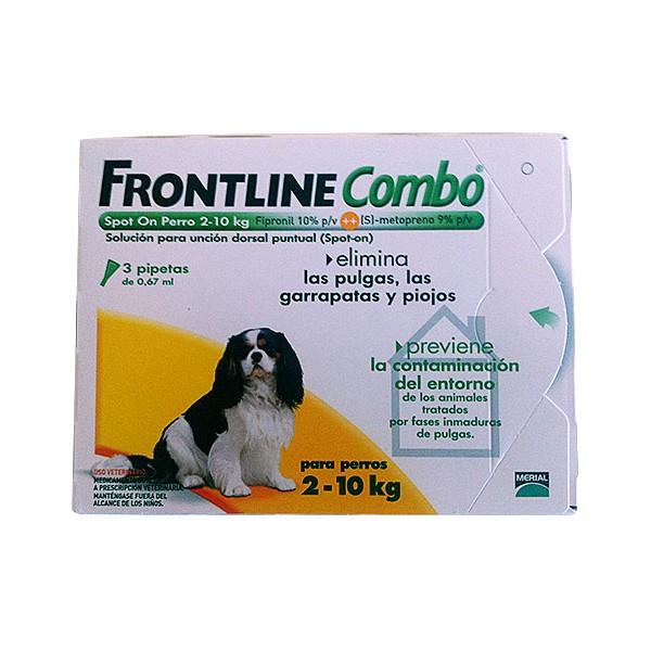 Foto Frontline combo spot on perros 2-10kg 6 pipetas Formato: 6 unidades